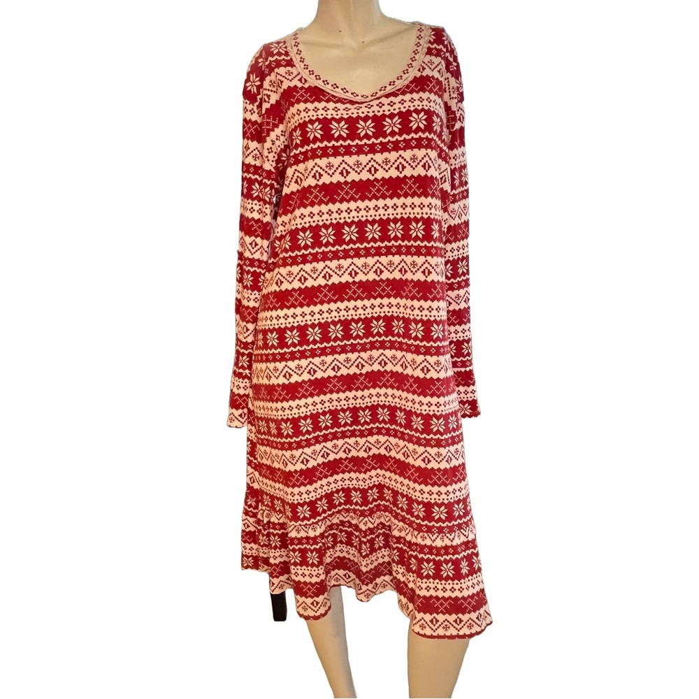 Women’s Pajamas red and white Medium Waffle material